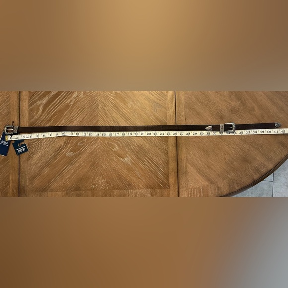 Polo Ralph Lauren Western Leather Double-Cachetta Buckle Belt - Picture 8 of 8